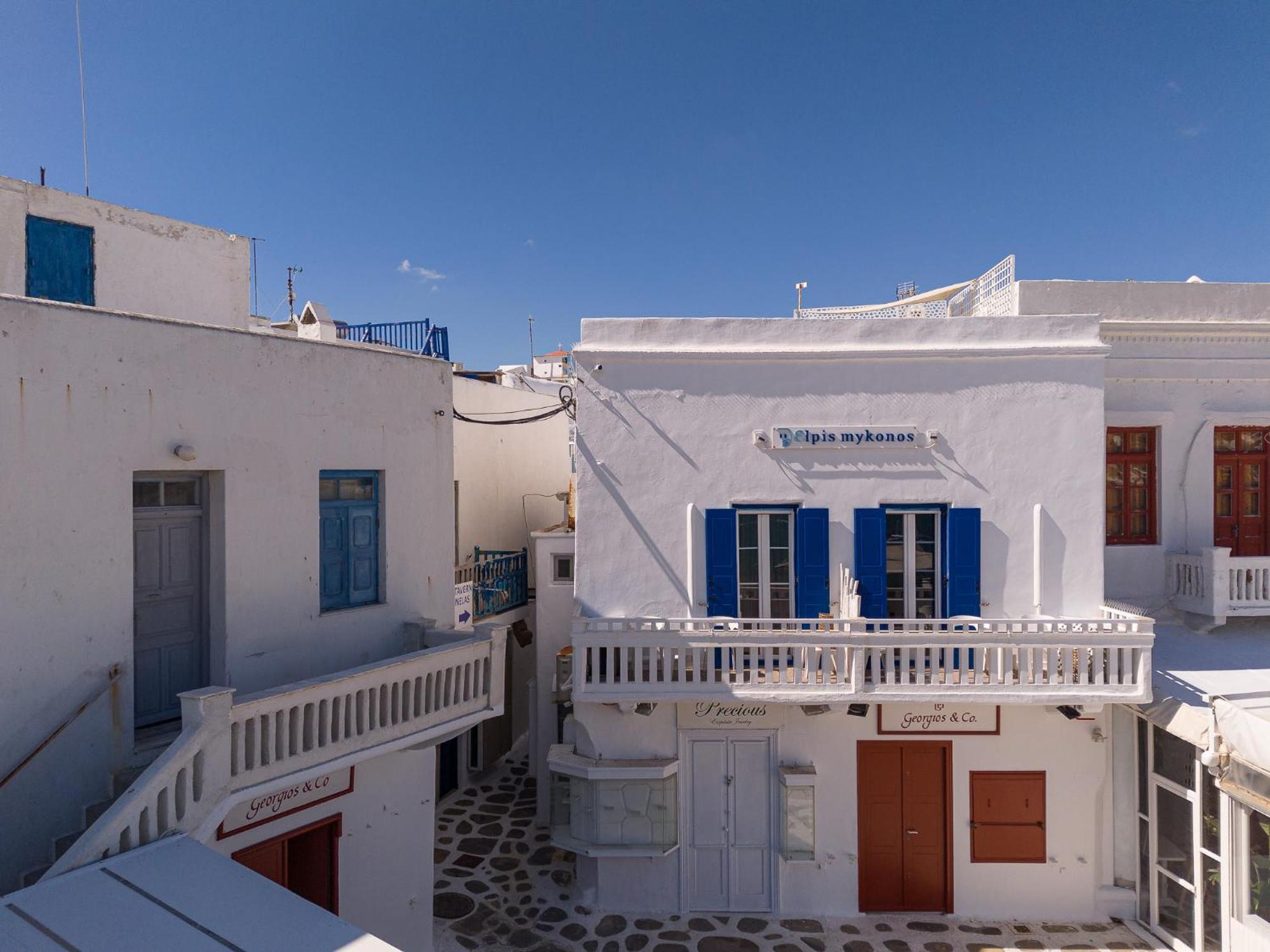 Elpis Mykonos Apartments - Mykonos Town Delos Port Exteriér fotografie